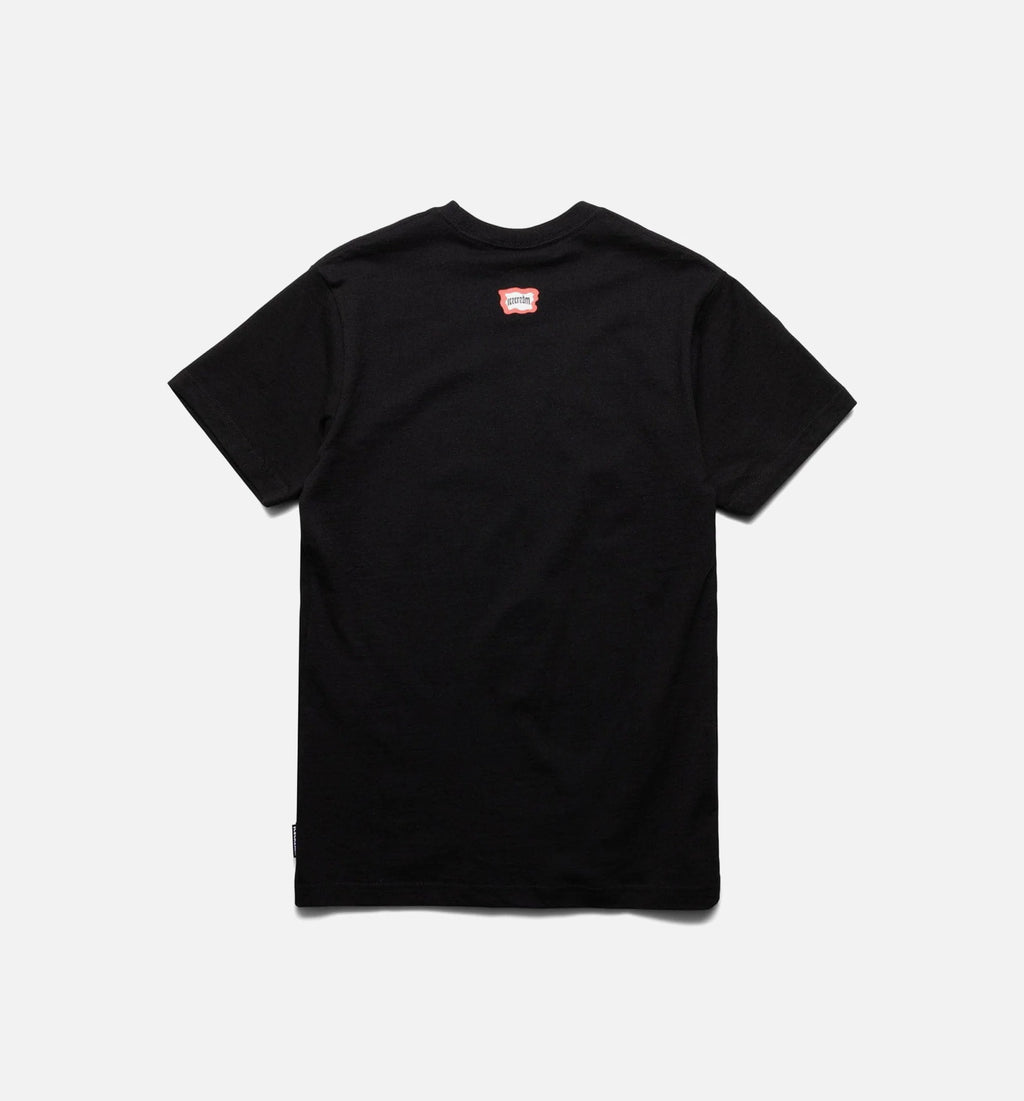 Flight Short Sleeve Tee Mens T Shirt Black Red