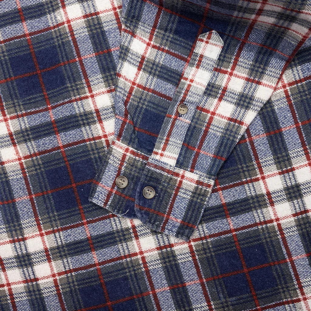 Ribbon Flannel Shirt Assorted