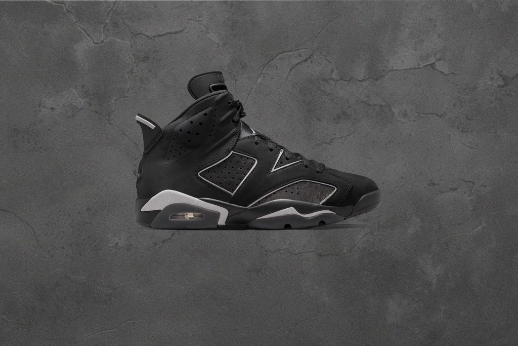 Air Jordan 6 Retro Cap and Gown Black Reflect Silver Black