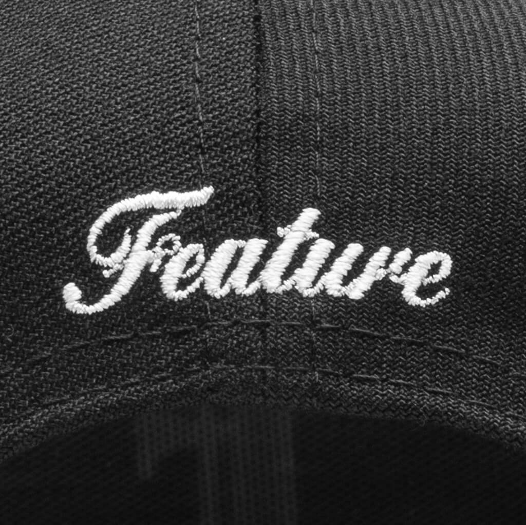 FEATURE x New Era 9Fifty A Frame Old English F Snapback Black