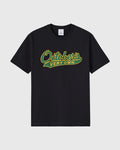 Sports Script Tee Black