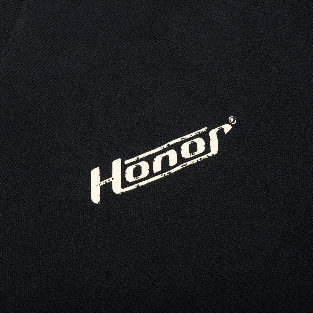 Honor Globe Logo Tee Black