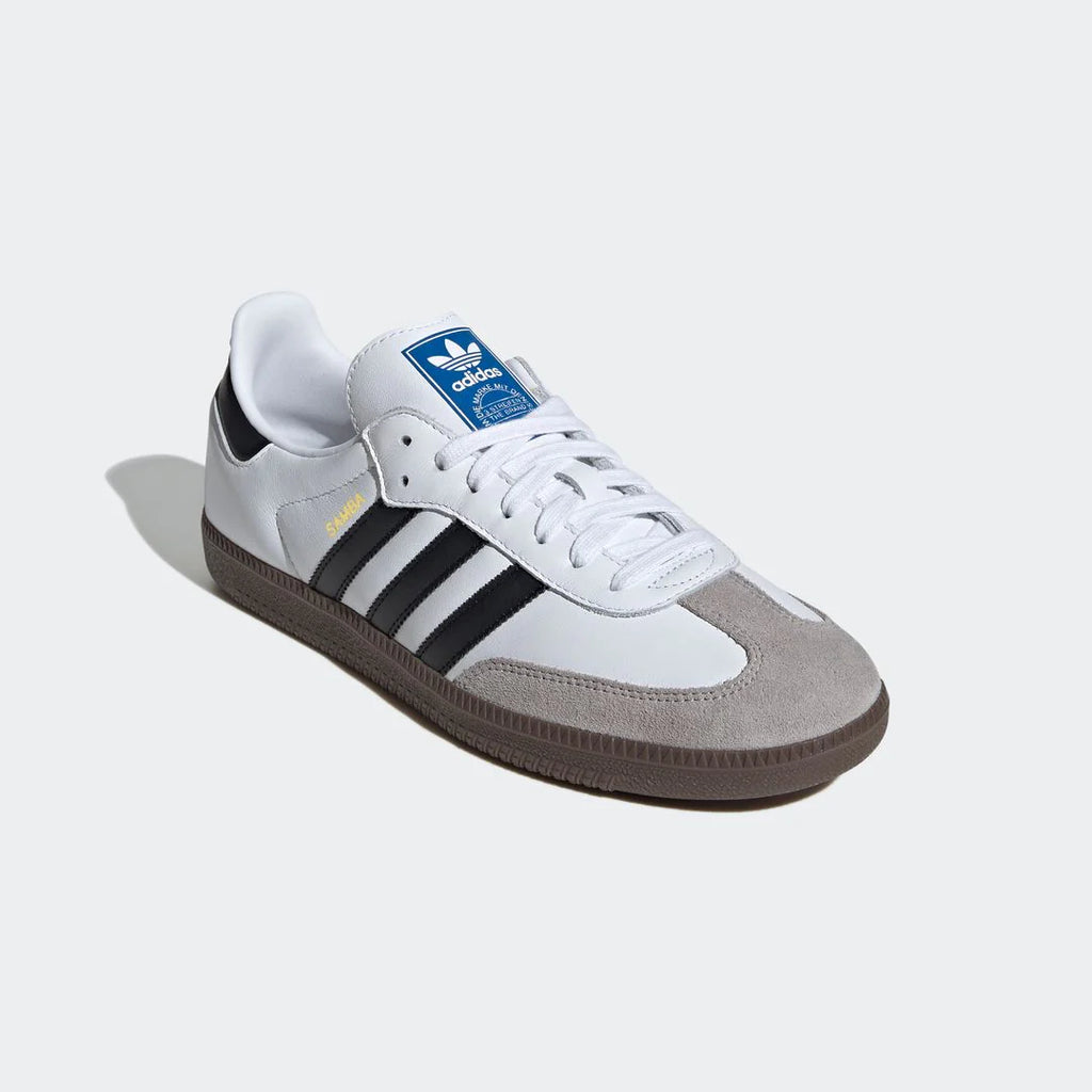 ADIDAS SAMBA OG CLOUD WHITE CORE AND BLACK GUM