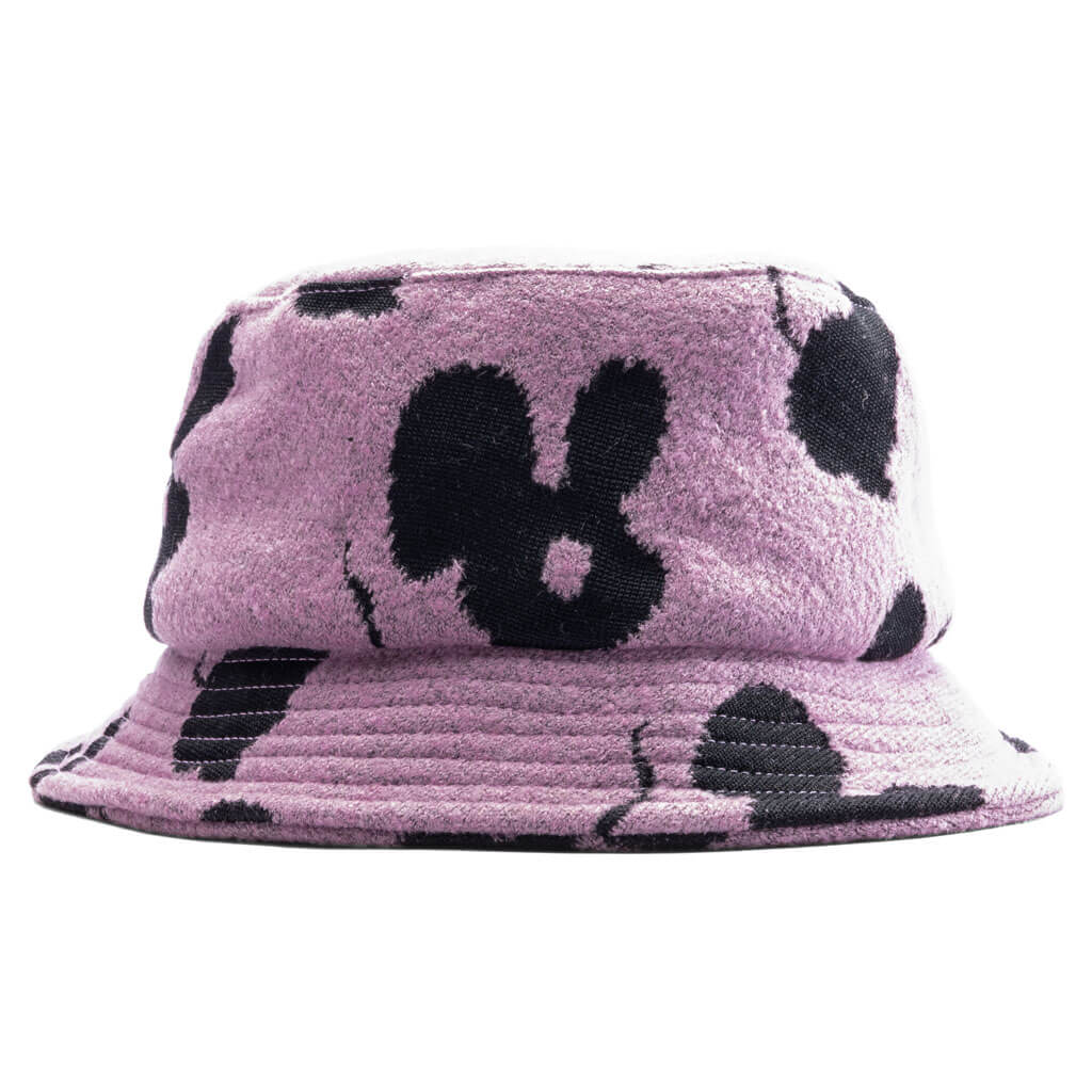 Bucket Hat Lilac Black