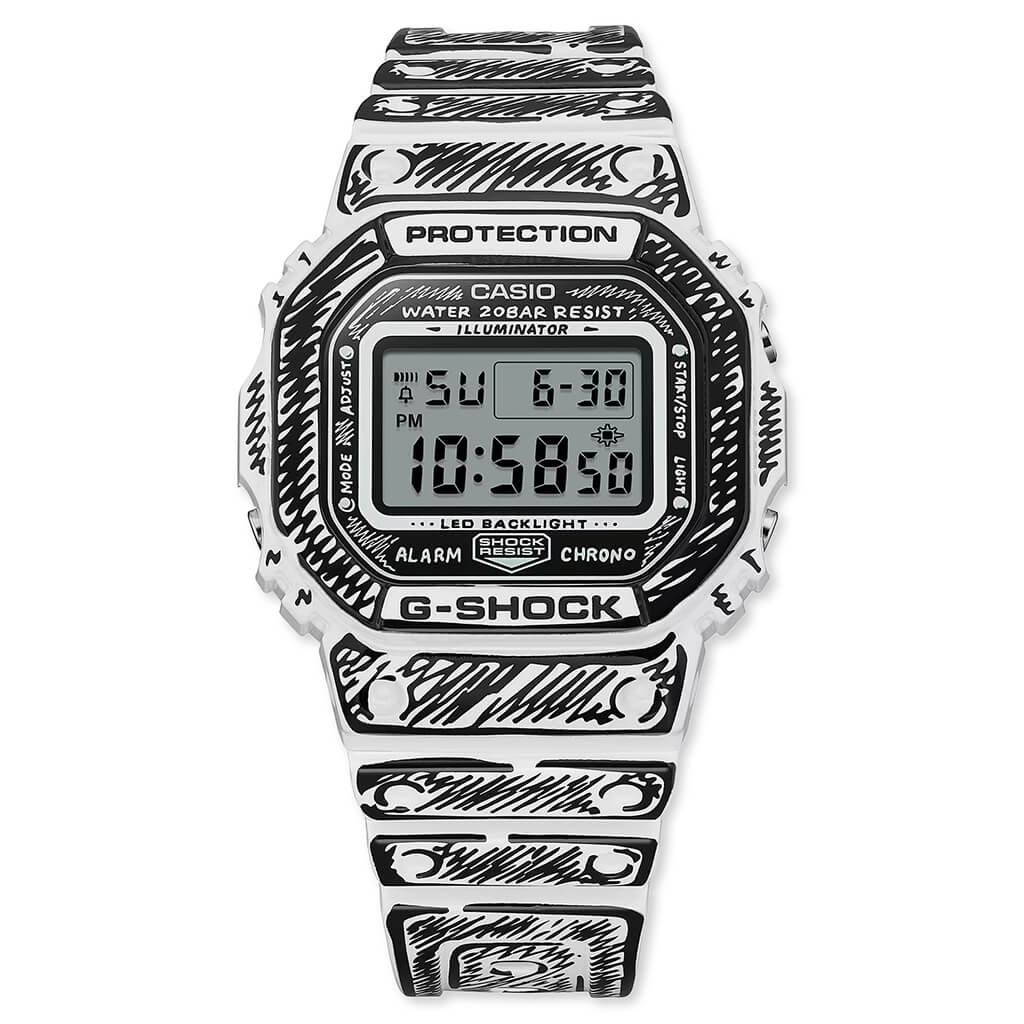 G Shock x Joshua Vides DW5600JV 7 White