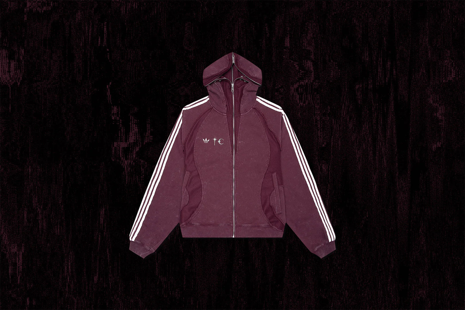 Adidas x Thug Club TG Sweat Hoodie Maroon
