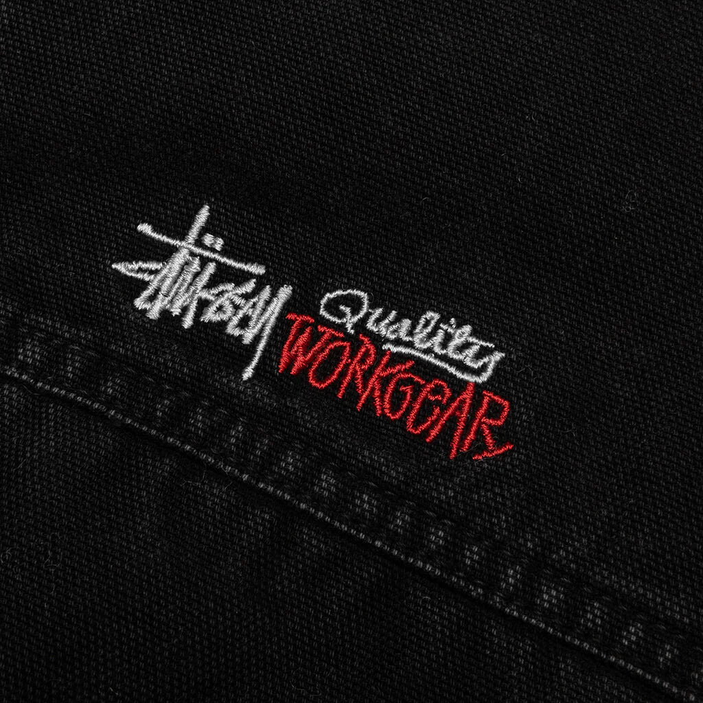 Canvas Insulated Work Jacket Black