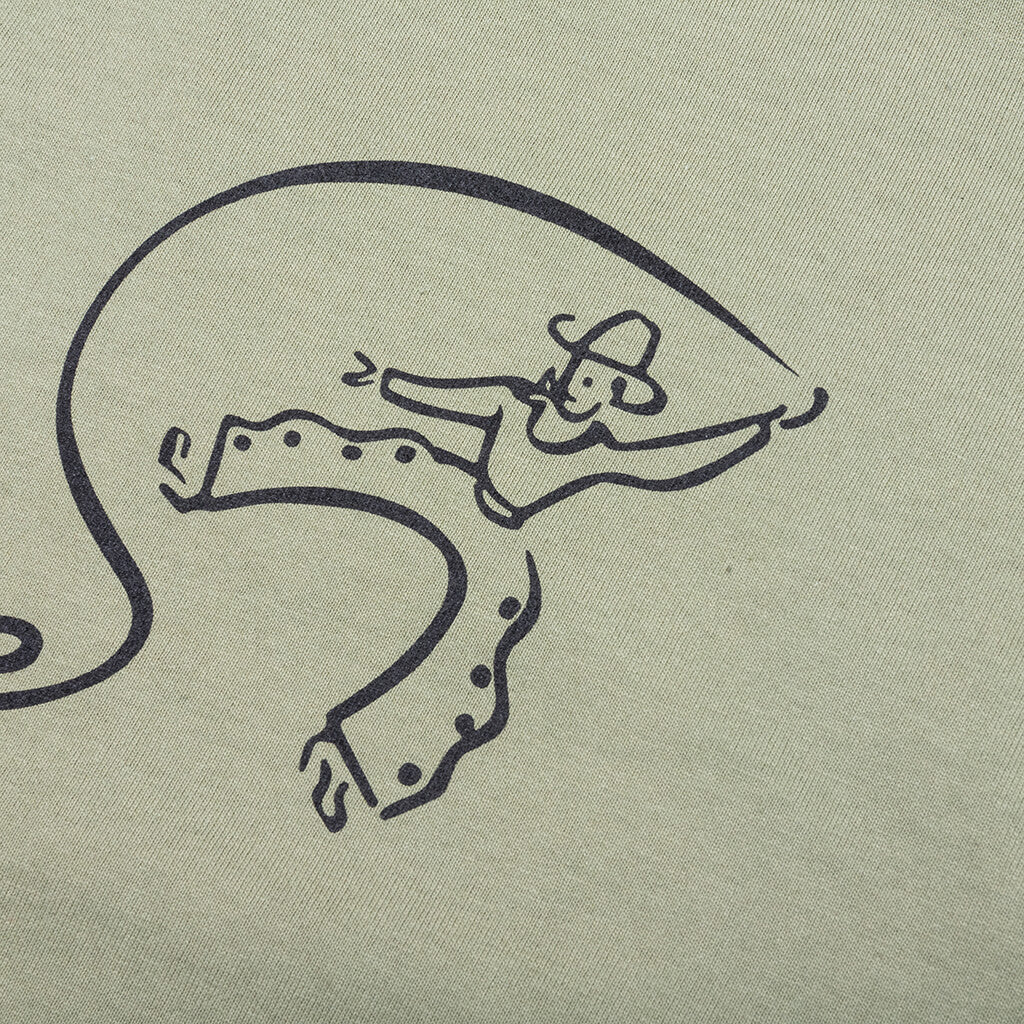 Cowboy Tee Oil Green