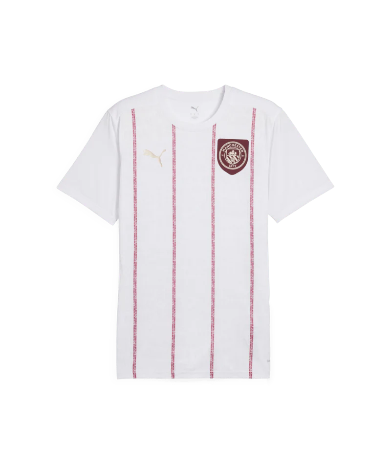 PUMA Manchester City Prematch SS Jersey White
