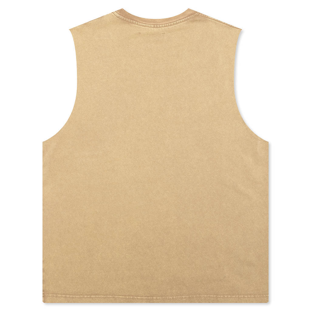 Onyx Sleeveless Shirt Tan