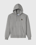 Classic Full Zip Hoodie Heather Grey