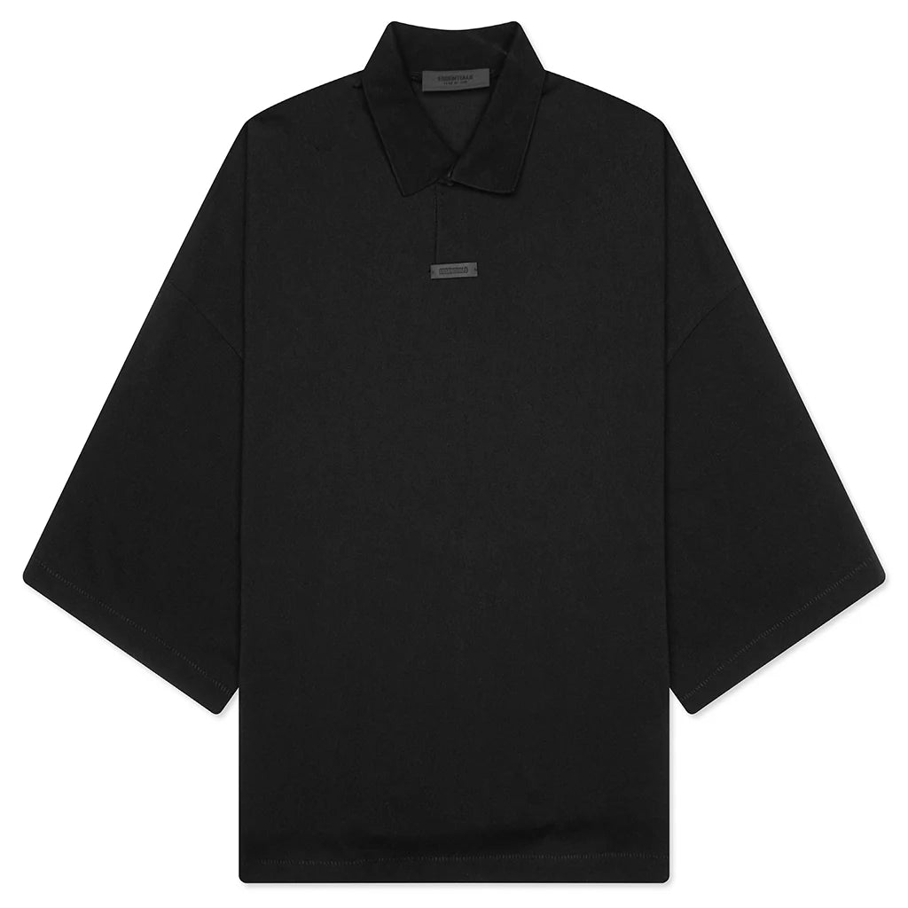 Pique Polo Black