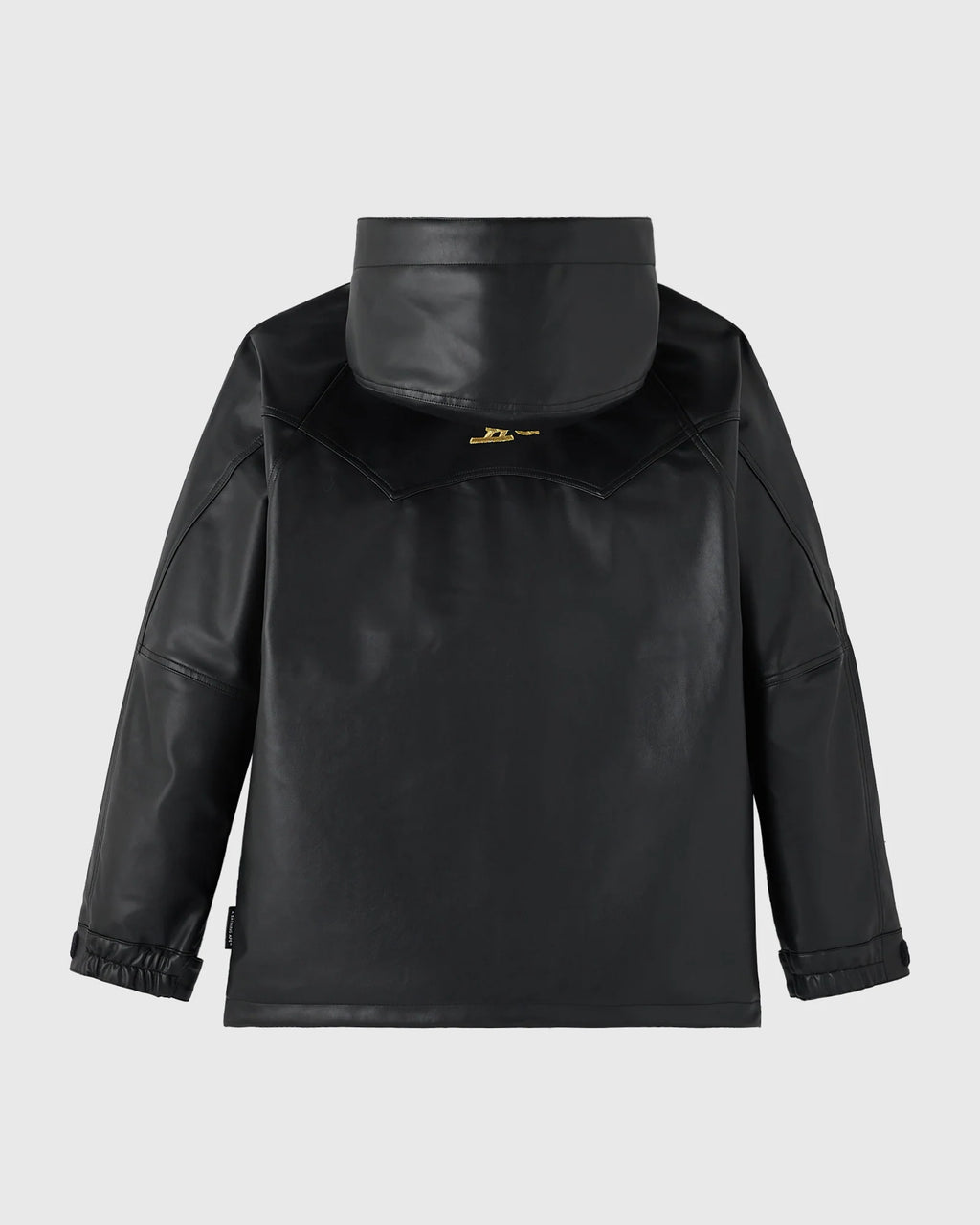 BAPE Faux Leather Snowboard Jacket Black