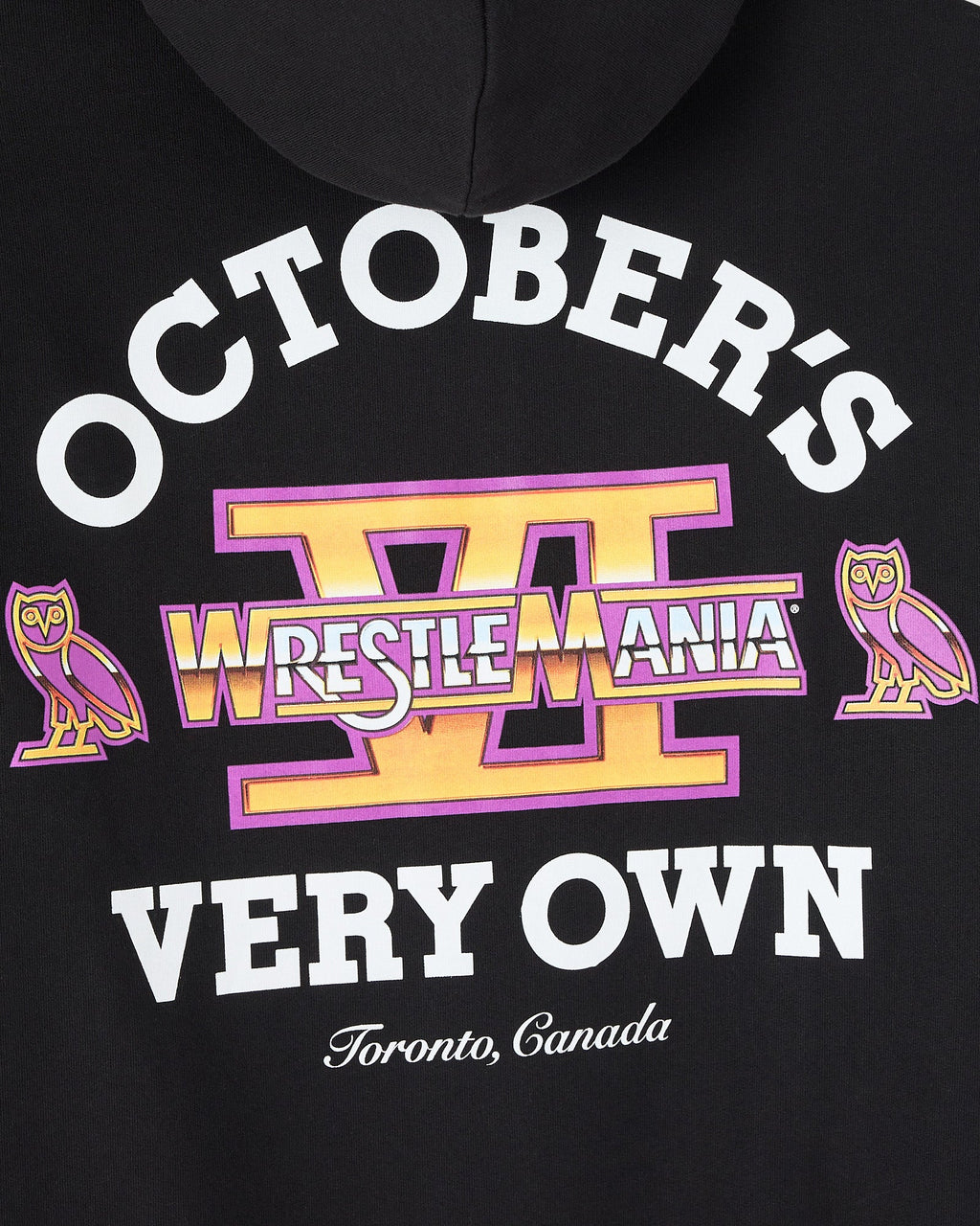 WWE Wrestlemania VI Full Zip Hoodie Black