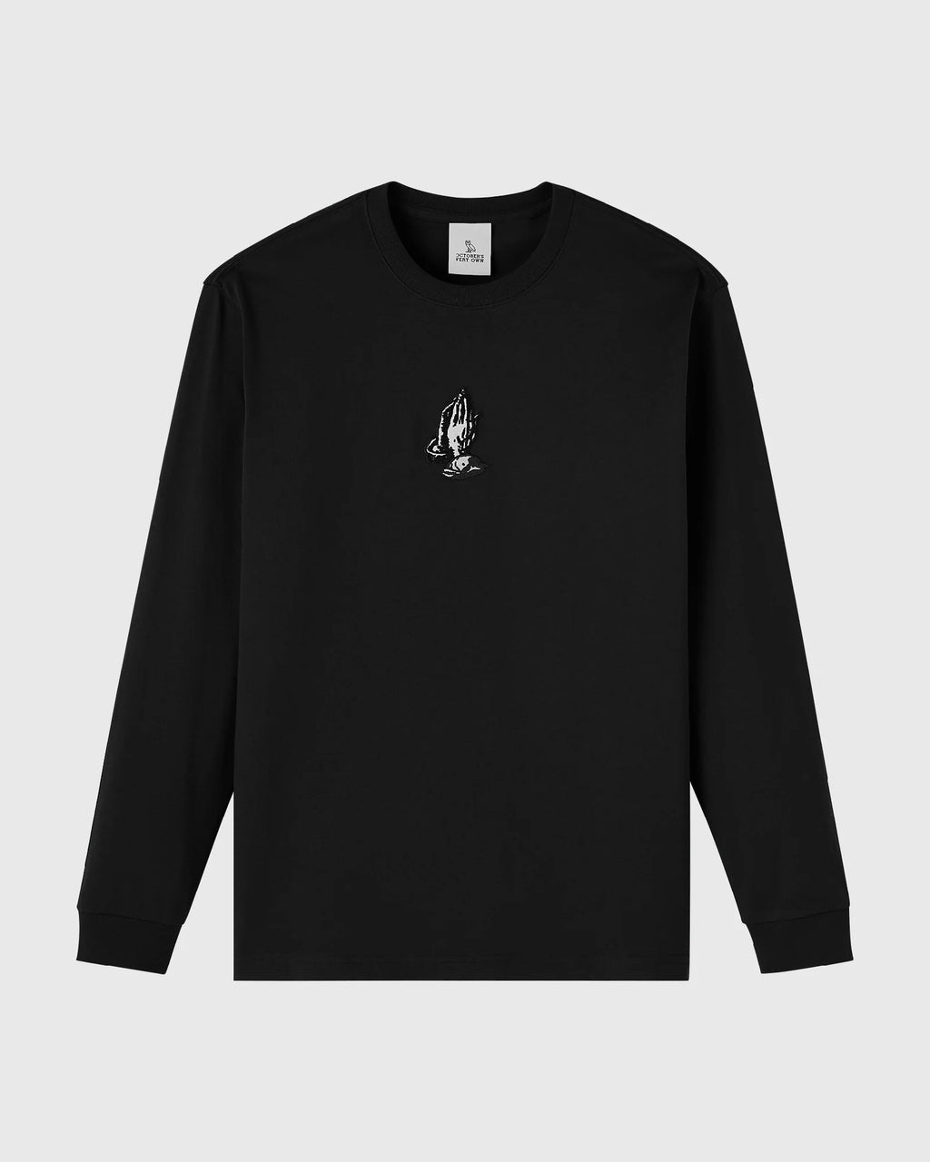 6 Gold Long Sleeve Tee Black