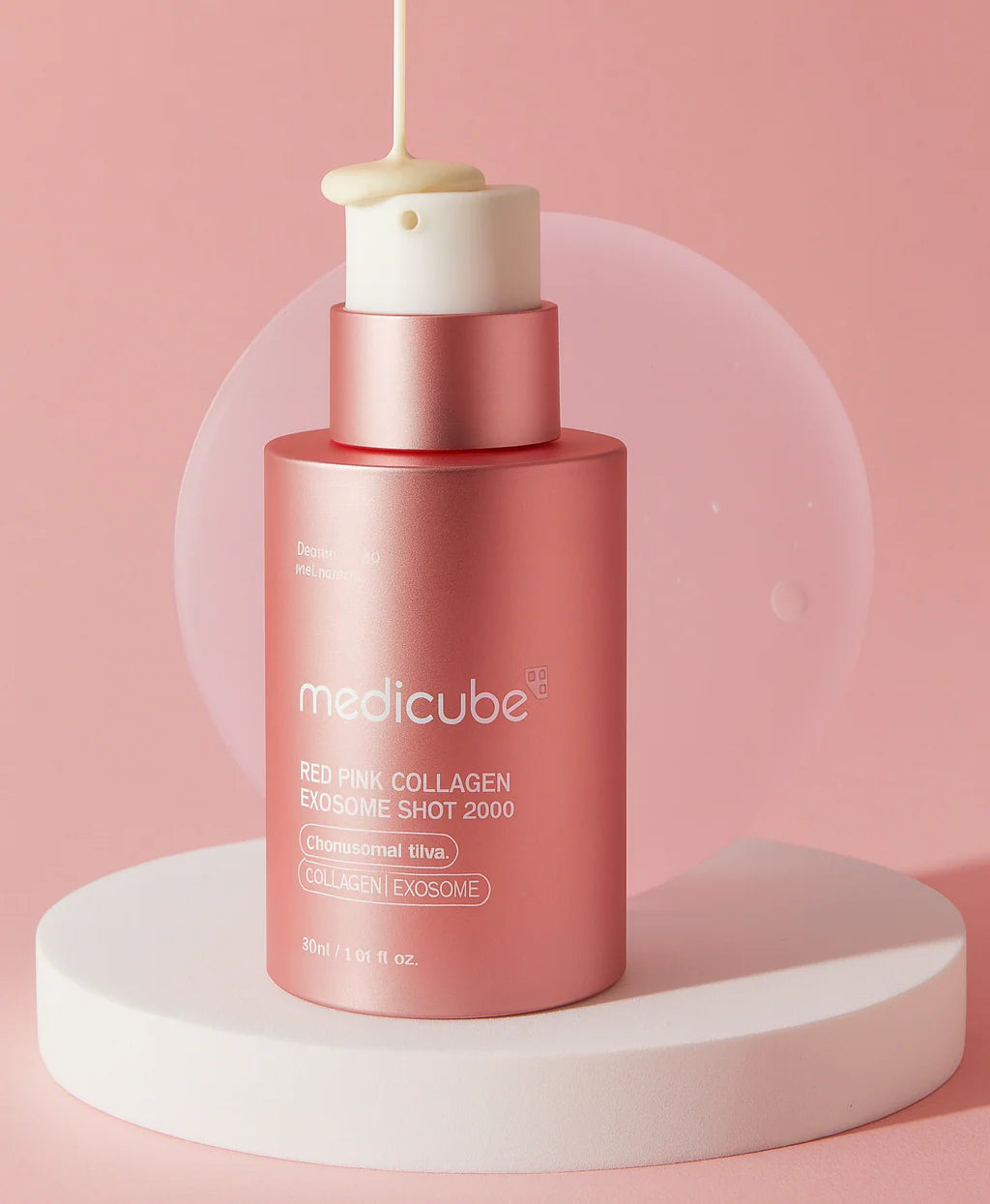 Soro Shot PDRN Colágeno Rosa Glow e Elasticidade
