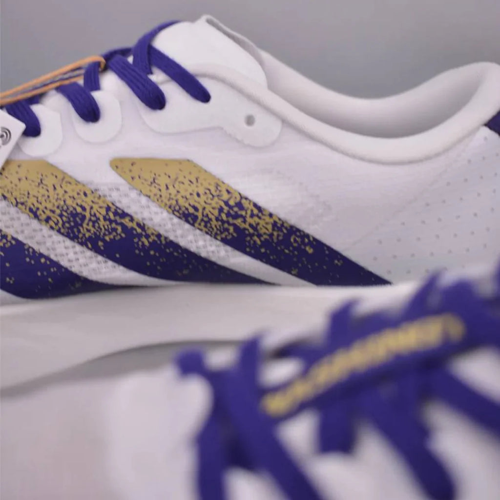 Tênis Adidas Adizero Evo SL Roxo Branco Dourado