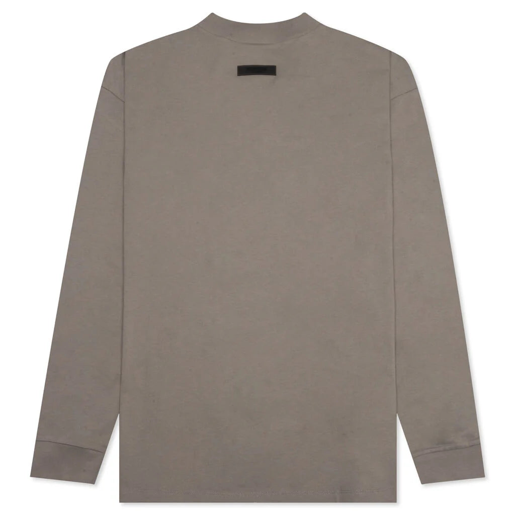 Essentials L S Tee Desert Taupe