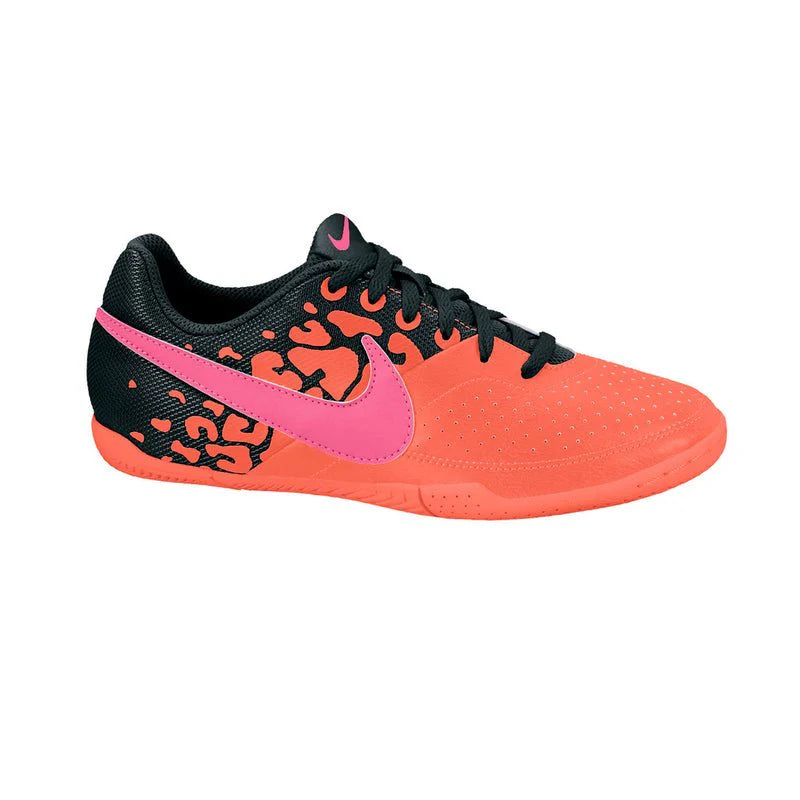 Nike JR Elastico II Indoor Soccer Shoes Crimson Pink Flash Black
