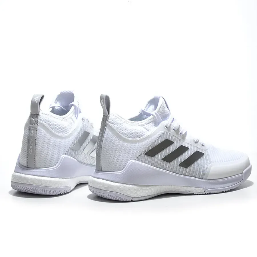 Tênis Adidas Crazyflight Mid Branco Prata