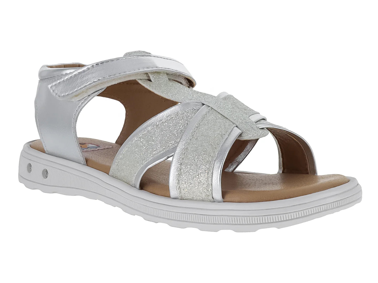Sandalias Chabelo Color Plata para Niña