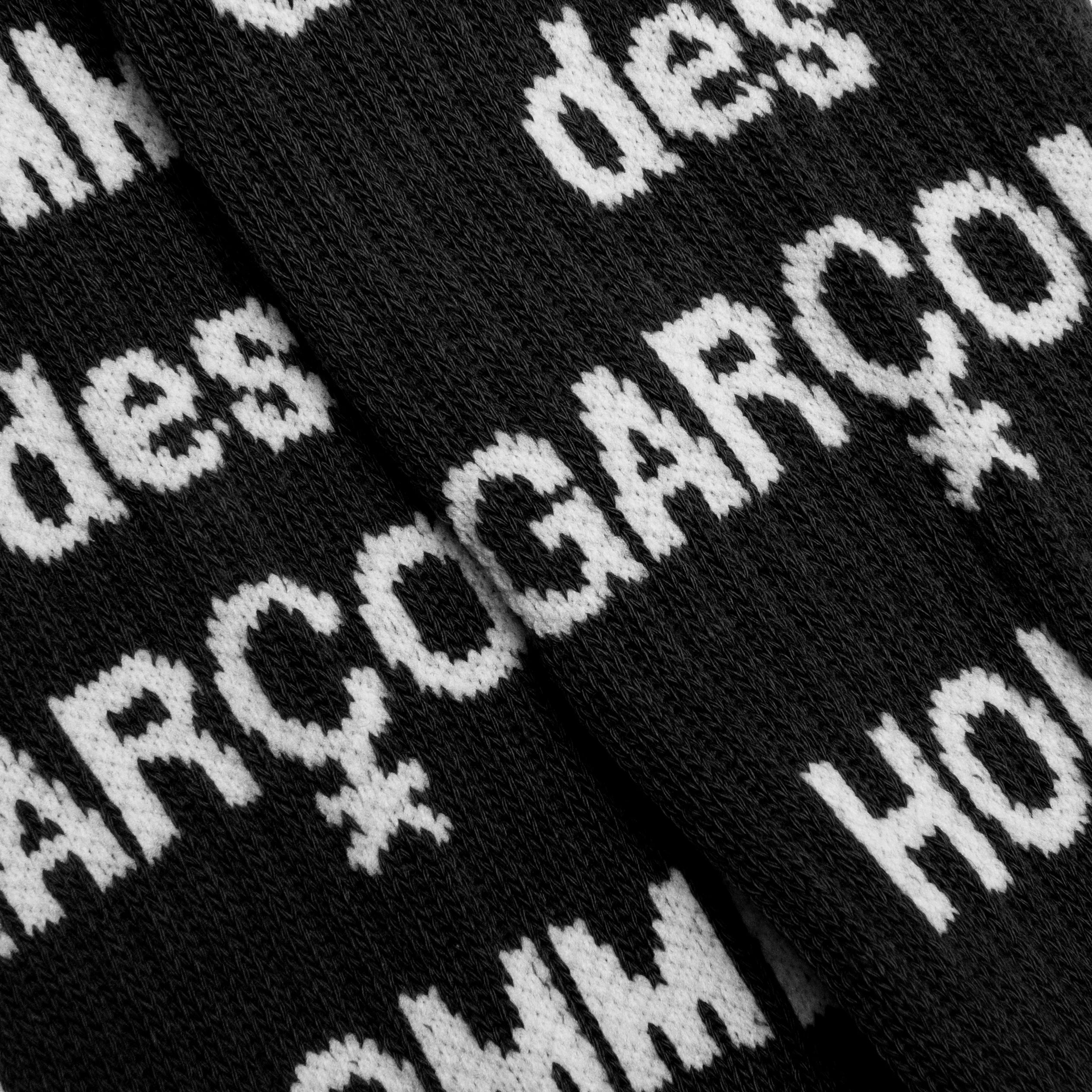Logo Crew Socks Black