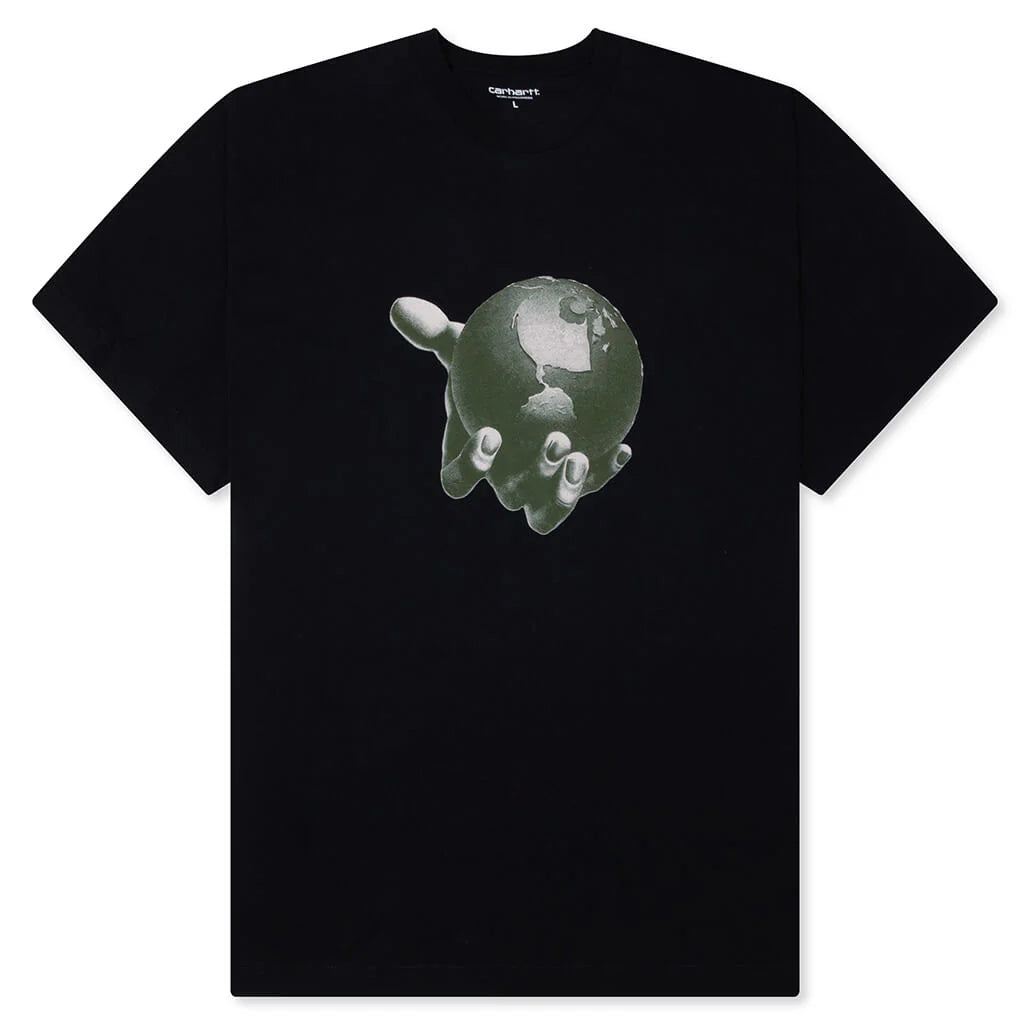 S S Saviour T Shirt Black