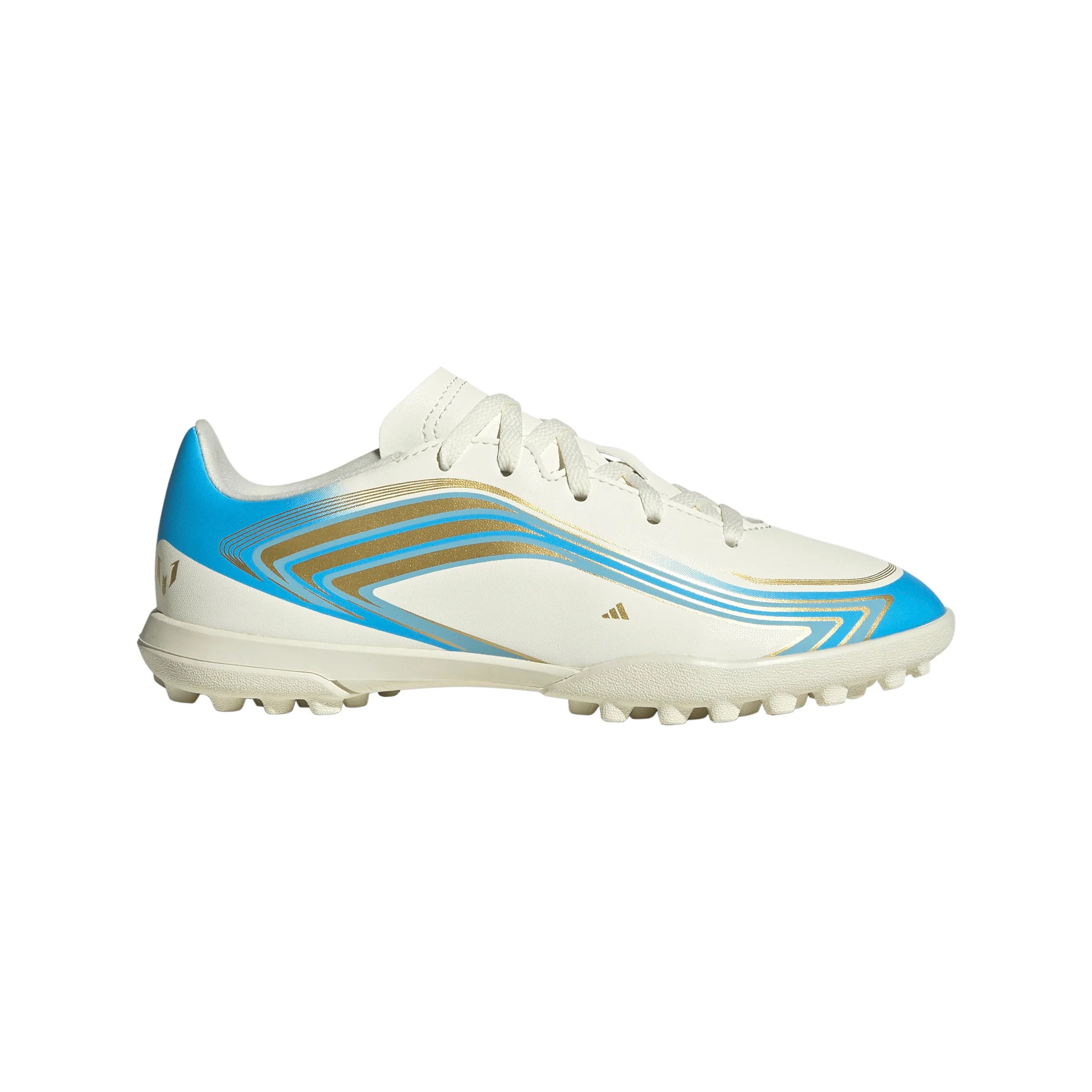 adidas F50 Messi Club Turf Youth Soccer Cleats Ivory