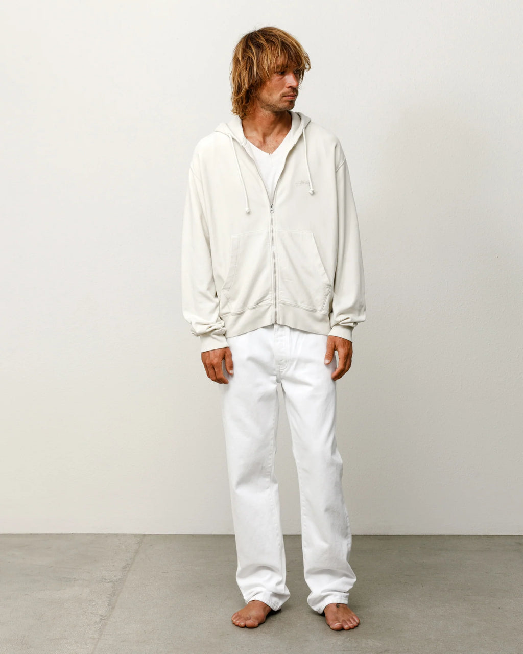 LIGHTWEIGHT TERRY ZIP HOODIE