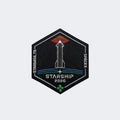 STARSHIP 2026 YEARLY MISSION PATCH