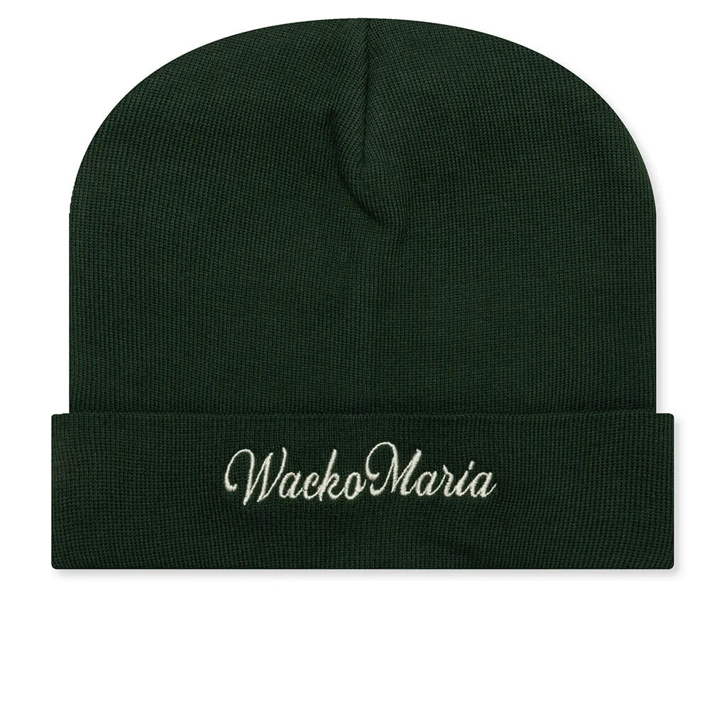 Knit Watch Cap Green