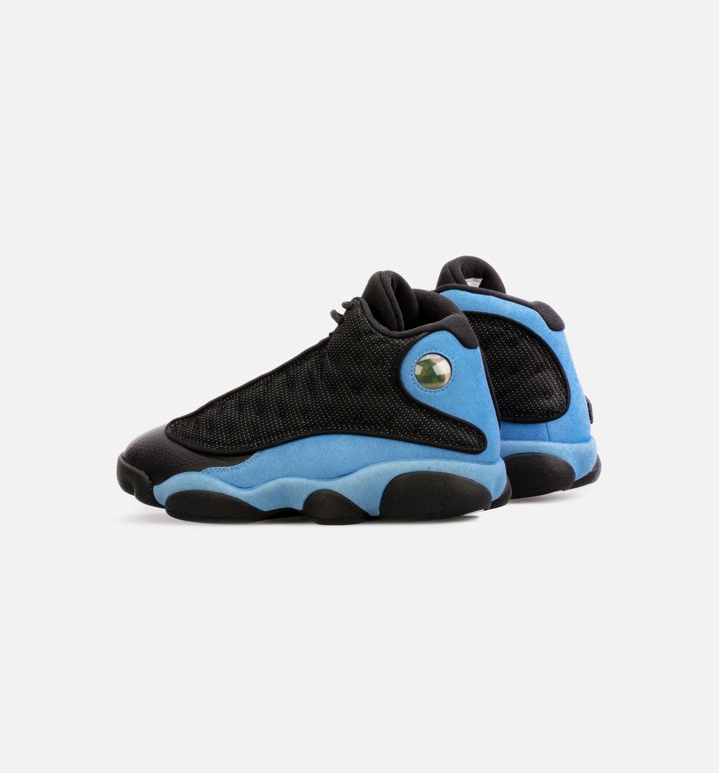 Air Jordan 13 Retro University Blue Mens Basketball Shoe Black Blue