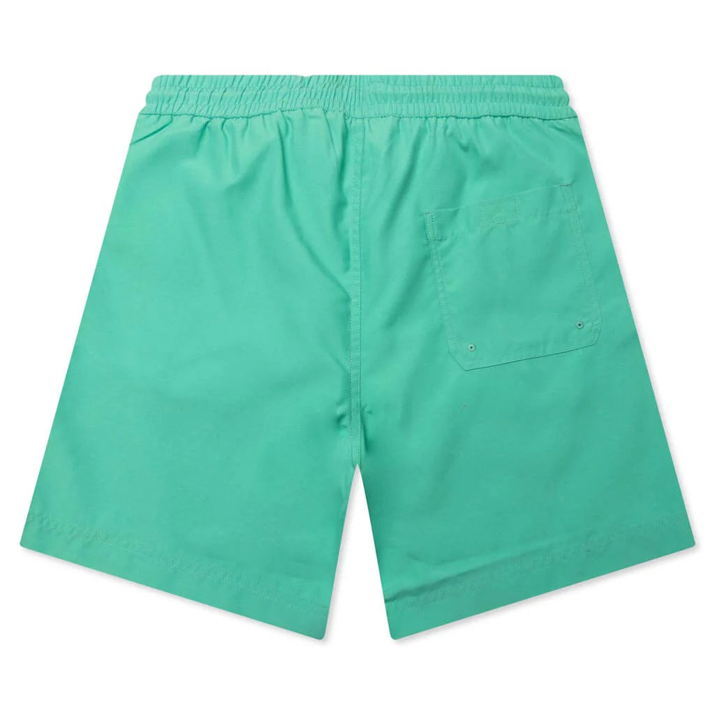Chase Swim Trunks Aqua Green Gold