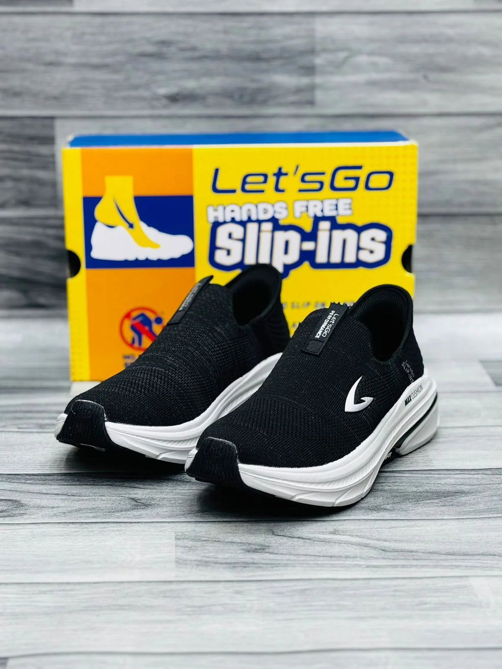 LETS GO SLIP IN ARC FIT SKECHERS BLACK