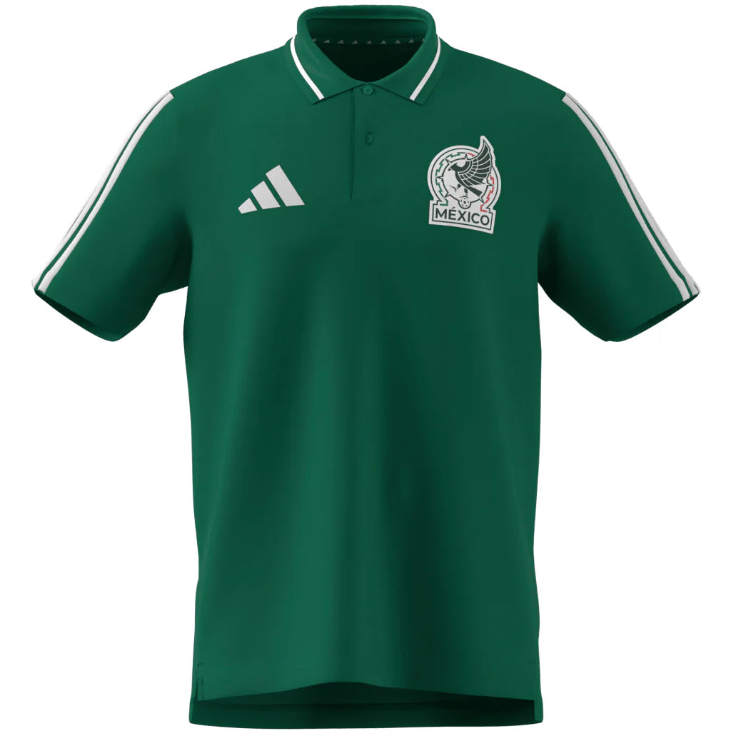 adidas Mexico DNA Mens Soccer Polo Shirt Green