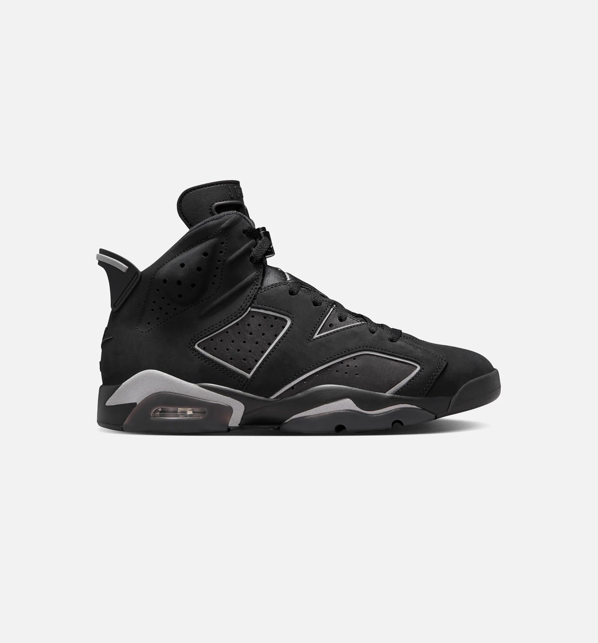 Air Jordan 6 Cap And Gown Mens Lifestyle Shoe Black Reflective Silver Black Free Shipping