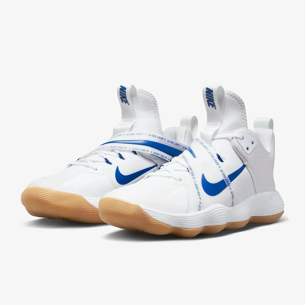 Tênis Nike React HyperSet 1 Vôlei Branco Azul
