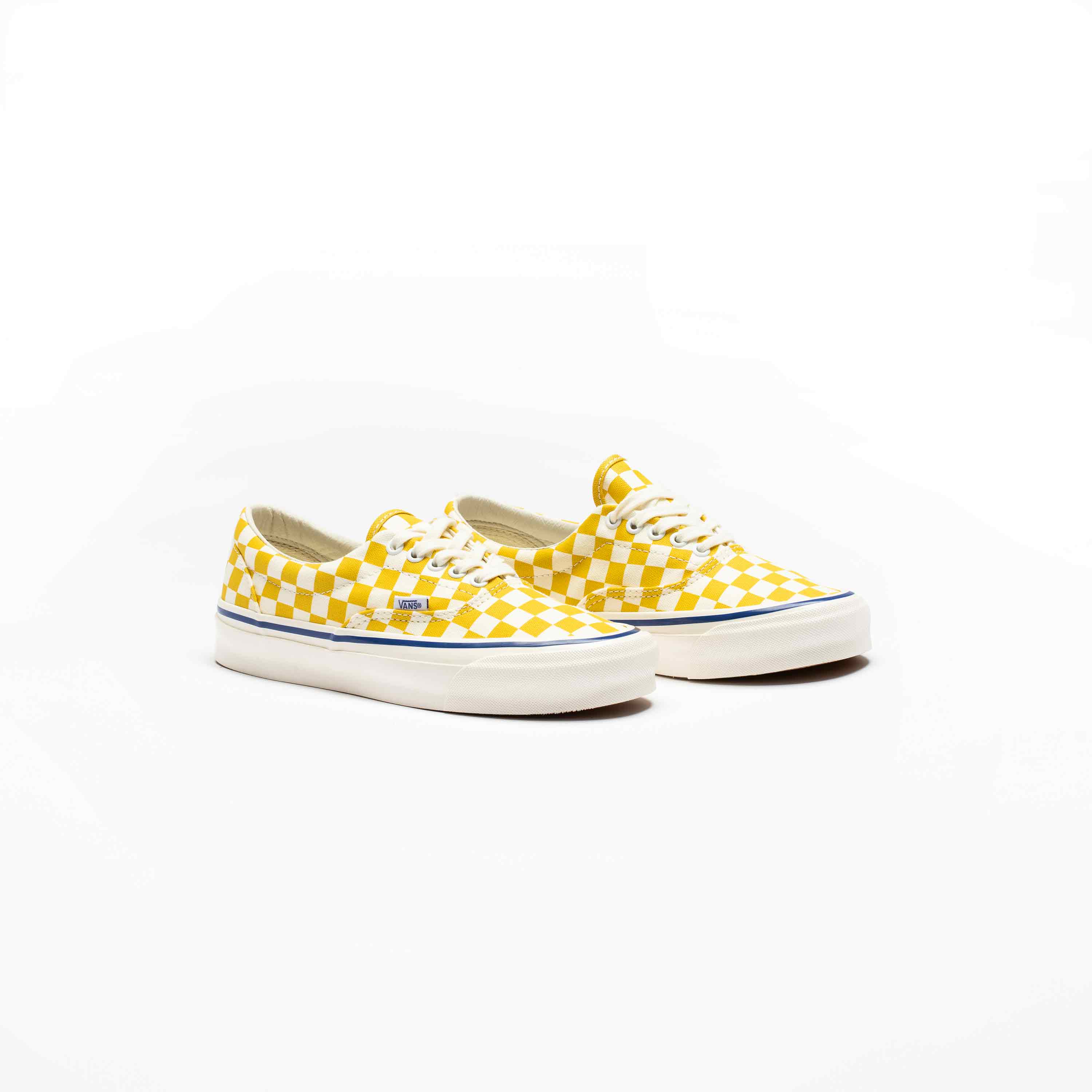 Vault OG Era LX Checkerboard Mens Lifestyle Shoe Yellow White