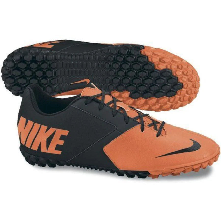 Nike JR Bomba II TF Turf Soccer Cleats Orange Black