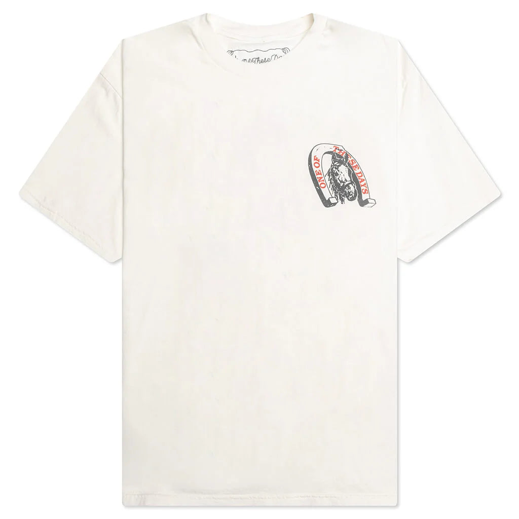 Lucky Number 73 S S T Shirt Bone