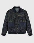 BAPE Neon 1st Camo Denim Jacket Indigo