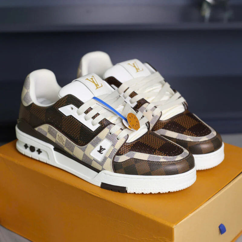 Louis Vuitton LV Trainer Sneaker Damier Ebene Multi