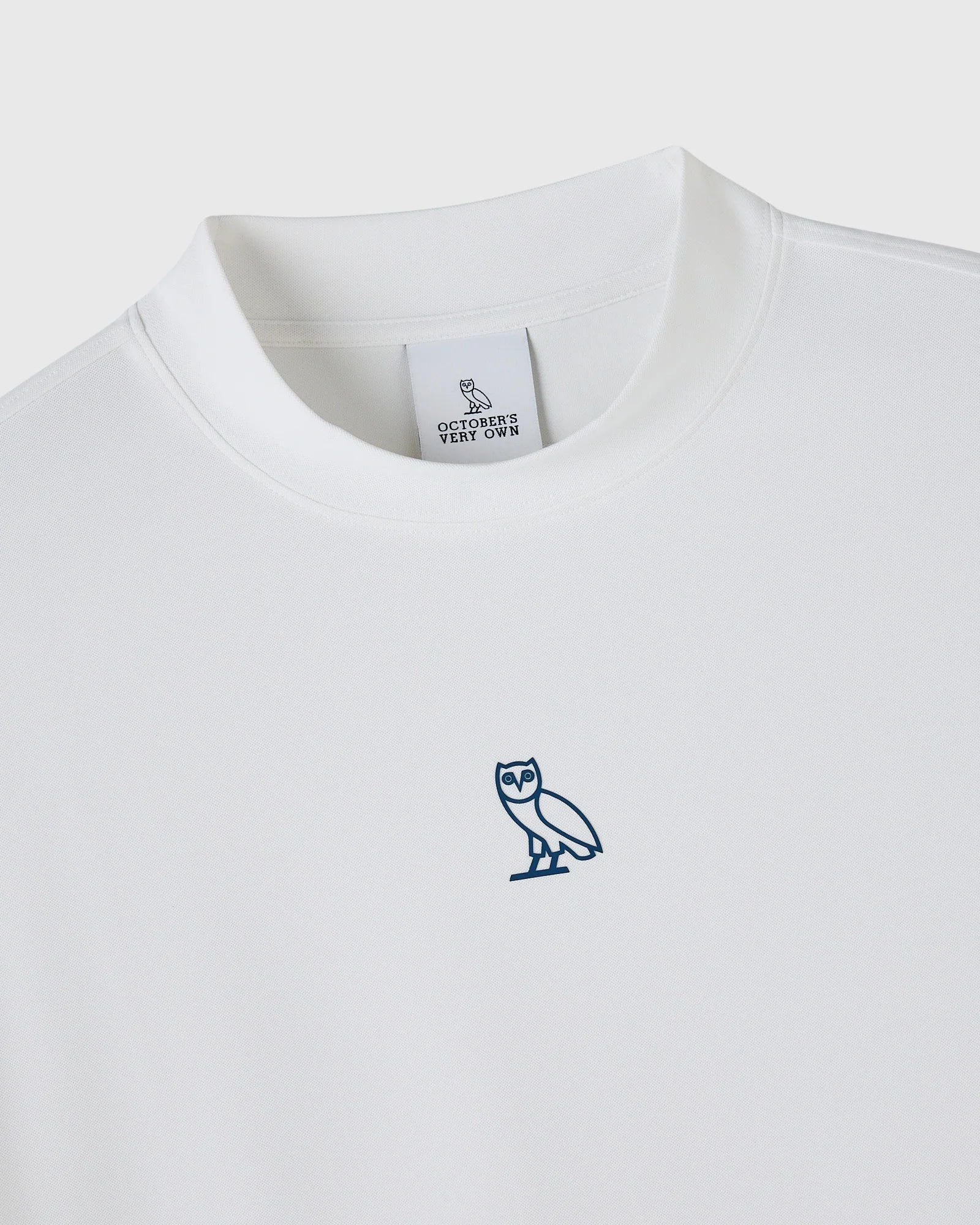 OVO Golf Mockneck Tee White