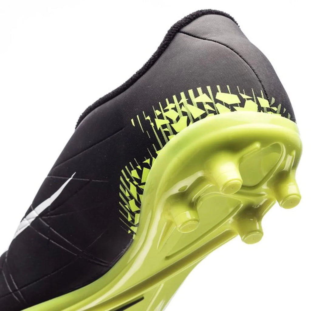 Nike JR Hypervenom Phelon II FG Soccer Cleats Black White Volt