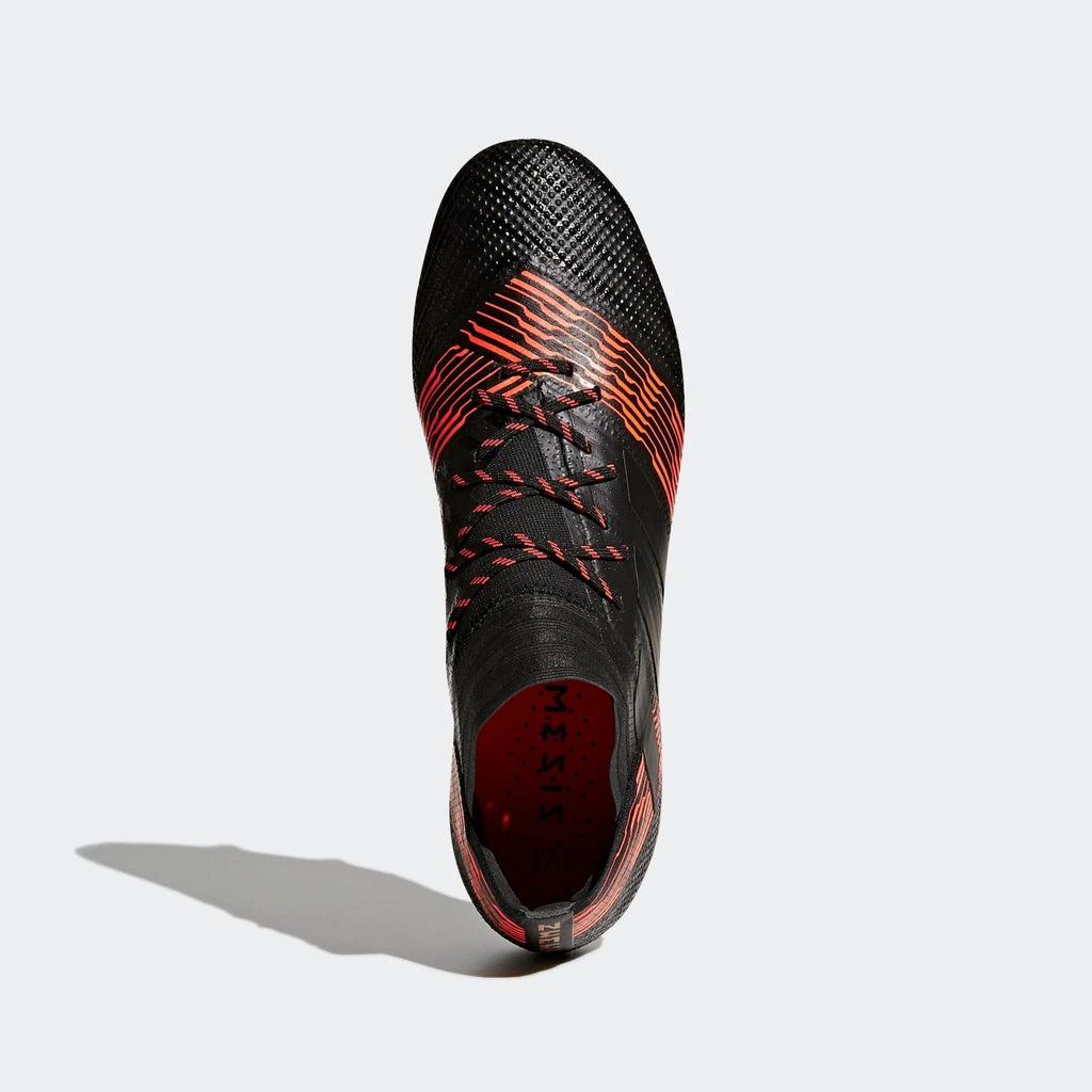 adidas Nemeziz 171 FG Firm Ground Soccer Cleats Black Solar Red