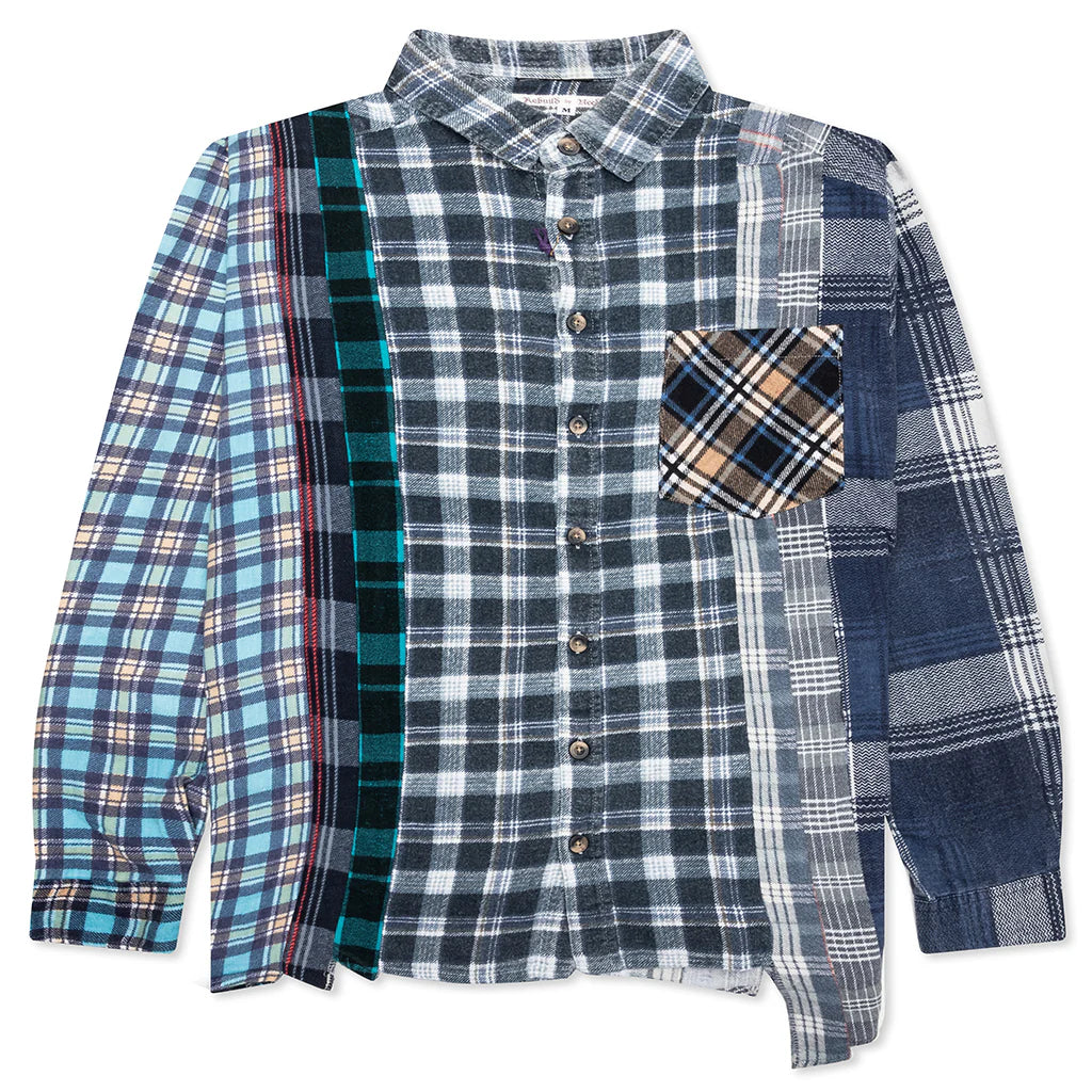 7 Cuts Flannel Shirt Assorted
