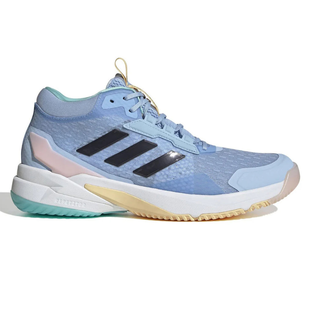 Tênis Adidas Crazyflight Mid 6 Azul Claro Branco