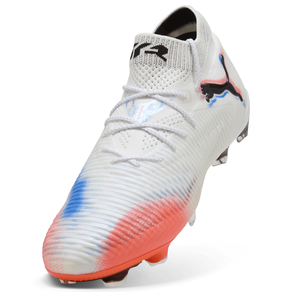 PUMA Future 8 Ultimate Firm Ground Soccer Cleats White Black