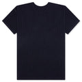 Pleated T Shirt Blue
