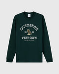 Collegiate Long Sleeve Tee Midnight Green